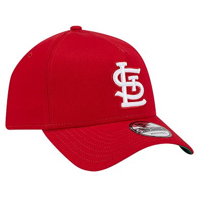 Men's New Era Red St. Louis Cardinals Team Color A-Frame 9FORTY Adjustable Hat