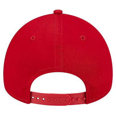 Men's New Era Red St. Louis Cardinals Team Color A-Frame 9FORTY Adjustable Hat