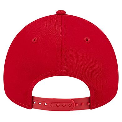 Men's New Era Red St. Louis Cardinals Team Color A-Frame 9FORTY Adjustable Hat