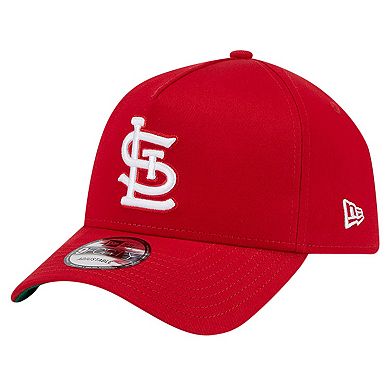 Men's New Era Red St. Louis Cardinals Team Color A-Frame 9FORTY Adjustable Hat