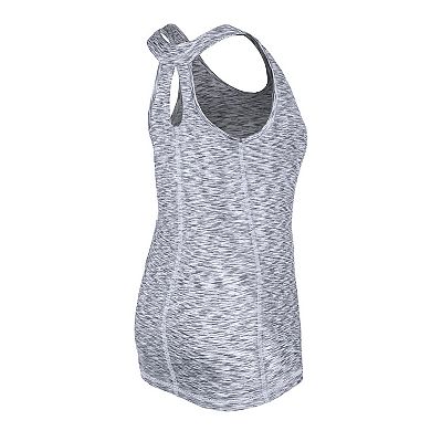 Women's New Era Navy Boston Red Sox Space Dye Keyhole Back Tank Top