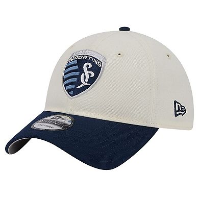 Men's New Era White Sporting Kansas City 2024 Kick Off Collection 9TWENTY Adjustable Hat