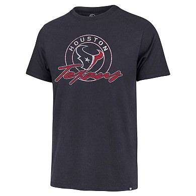 Men's '47 Navy Houston Texans Ringtone Franklin T-Shirt