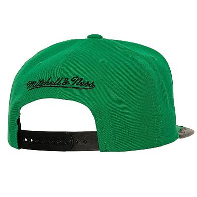 Men's Mitchell & Ness Black/Kelly Green Boston Celtics Day One Snapback Hat