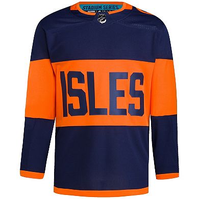 Men's adidas  Navy New York Islanders 2024 NHL Stadium Series Primegreen Authentic Jersey