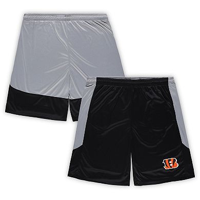 Men's Fanatics Branded Black Cincinnati Bengals Big & Tall Team Logo Shorts