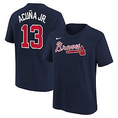 Youth Atlanta Braves Nike Royal Cooperstown Collection Team Logo T-Shirt