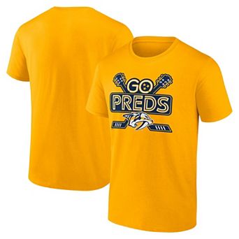 Men's Fanatics Branded Gold Nashville Predators Local T-Shirt