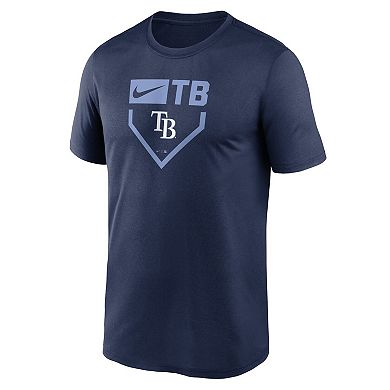 Men's Nike Navy Tampa Bay Rays Home Plate Icon Legend Performance T-Shirt