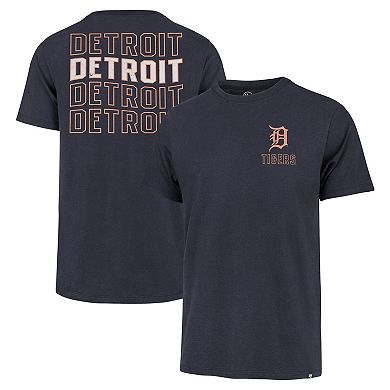 Men's '47 Navy Detroit Tigers Hang Back Franklin T-Shirt