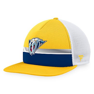 Men's Fanatics Branded Gold Nashville Predators Special Edition Trucker Adjustable Hat