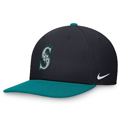 Men's Nike Navy/Aqua Seattle Mariners Evergreen Two-Tone Snapback Hat