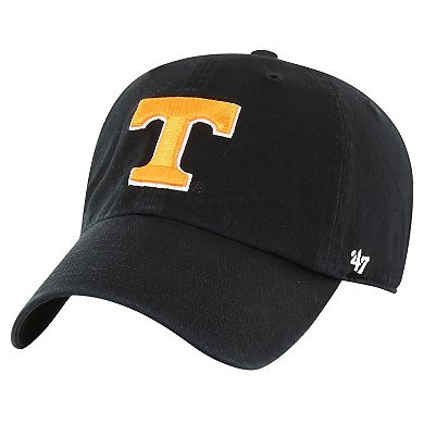 Men's '47 Black Tennessee Volunteers Vintage Clean Up Adjustable Hat