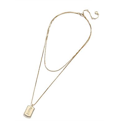 WEAR by Erin Andrews x Baublebar Seattle Mariners Dog Tag Necklace