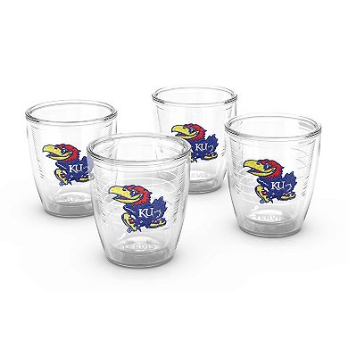 Tervis Kansas Jayhawks 4-Pack 12oz. Emblem Tumbler Set
