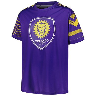 Youth Purple Orlando City SC Winning Tackle T-Shirt