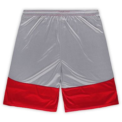 Men's Fanatics Branded Scarlet San Francisco 49ers Big & Tall Team Logo Shorts