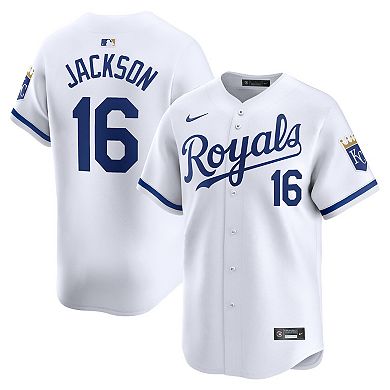 Men's Nike Bo Jackson White Kansas City Royals Home Limited Player Jersey