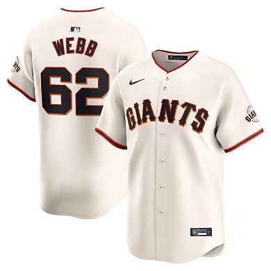 Men's Nike Logan Webb Cream San Francisco Giants Home Limited Player Jersey