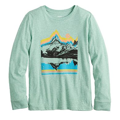 Boys 7-20 Sonoma Goods For Life® Everyday Long Sleeve Graphic Tee in Regular & Husky