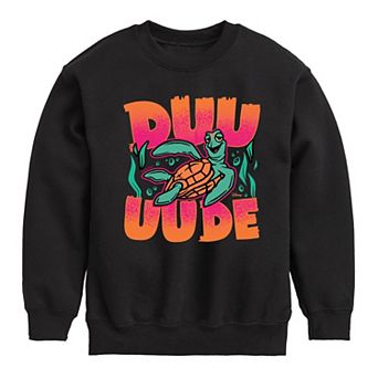 Disney's Finding Nemo Crush Boys 8-20 Duuuude Fleece Sweatshirt