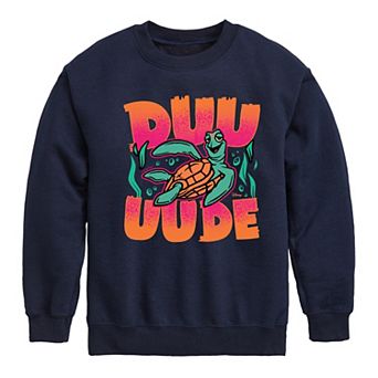 Disney's Finding Nemo Crush Boys 8-20 Duuuude Fleece Sweatshirt