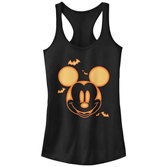 Disney's Mickey Mouse Juniors' Halloween Style Racerback Graphic Tank