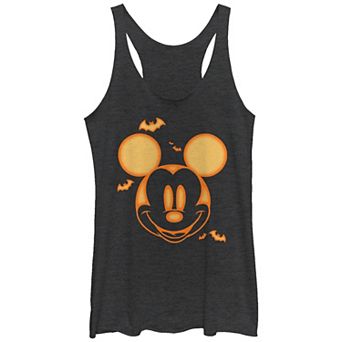 Disney's Mickey Mouse Juniors' Halloween Style Racerback Graphic Tank