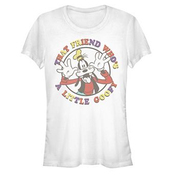 Disney's Goofy Juniors' A Little Goofy Fitted Graphic Tee