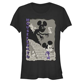 Disney's Mickey Mouse Juniors' Mouseferatu Fitted Graphic Tee