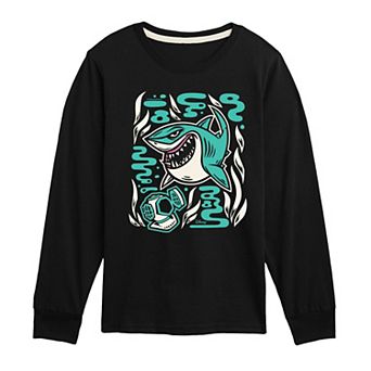 Disney's Finding Nemo Bruce Boys 8-20 Long Sleeve Graphic Tee