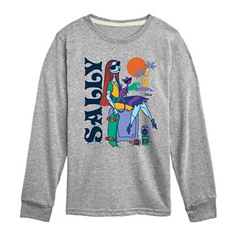 Disney's Nightmare Before Christmas Boys 8-20 Sally Beach Long Sleeve Graphic Tee