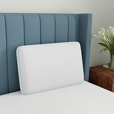 BodiPedic AeroFusion Gusseted Gel-Infused Memory Foam Bed Pillow