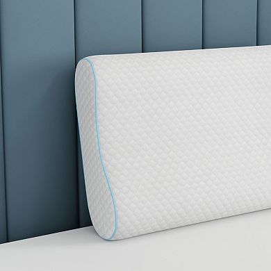 BodiPedic AeroFusion Contour Gel-Infused Memory Foam Bed Pillow