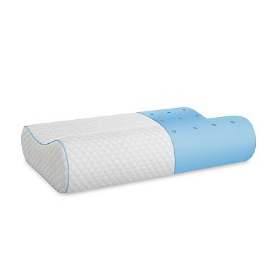 BodiPedic AeroFusion Contour Gel-Infused Memory Foam Bed Pillow