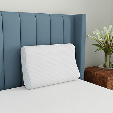 BodiPedic AeroFusion Contour Gel-Infused Memory Foam Bed Pillow