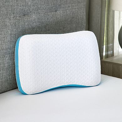 BodiPedic Side & Back Sleeper Gel-Infused Memory Foam Bed Pillow