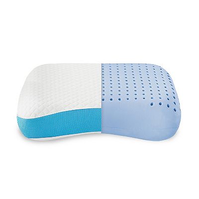 BodiPedic Side Back Sleeper Gel-Infused Memory Foam Bed Pillow