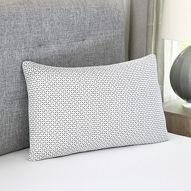 BodiPedic Gel-Infused Memory Foam Cluster Jumbo Bed Pillow with Charcoal Infused Cover