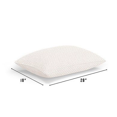 BodiPedic Gel-Infused Memory Foam Cluster Jumbo Bed Pillow with Copper Infused Cover
