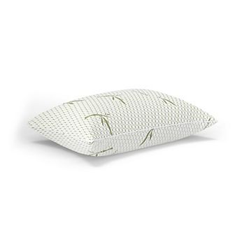 BodiPedic Gel-Infused Memory Foam Cluster Jumbo Bed Pillow with Rayon from Bamboo Infused Cover