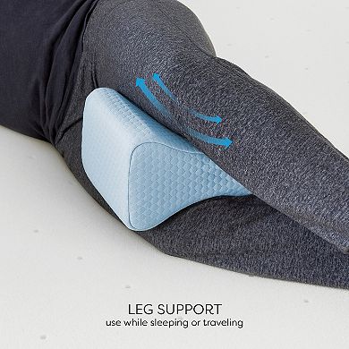 BodiPedic Knee Support Memory Foam Accessory Pillow