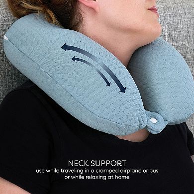 BodiPedic U-Neck Support Memory Foam Accessory Pillow