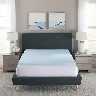 BodiPedic 1.5-Inch Gel-Infused Memory Foam Mattress Topper