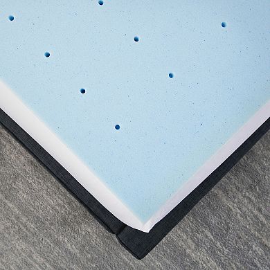 BodiPedic 4-Inch Gel-Infused Memory Foam Mattress Topper