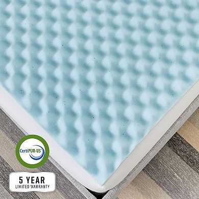 BodiPedic 2.5-Inch Gel-Infused Memory Foam Mattress Topper