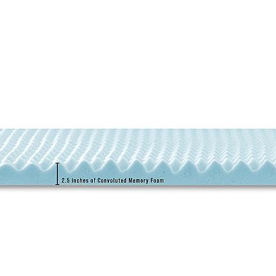 BodiPedic 2.5-Inch Gel-Infused Memory Foam Mattress Topper