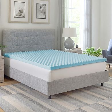 BodiPedic 2.5-Inch Gel-Infused Memory Foam Mattress Topper