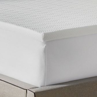 BodiPedic 2-Inch Gel-Infused Memory Foam Mattress Topper with Circular-Knit Cover