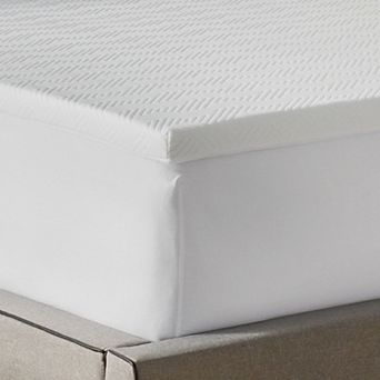 BodiPedic 2-Inch Gel-Infused Memory Foam Mattress Topper with Circular-Knit Cover